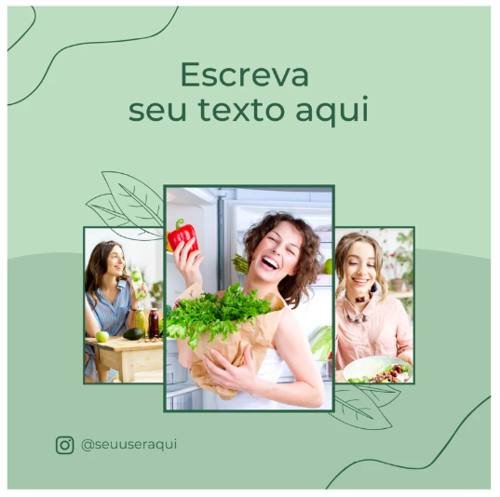 Arte de alimentação saudável